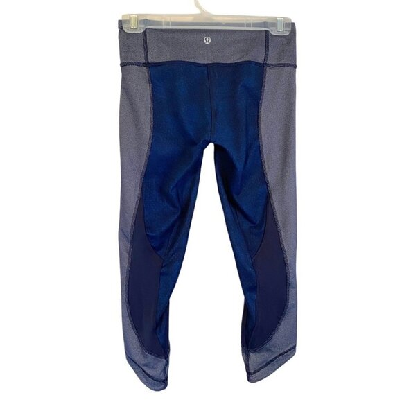 Lululemon Wunder Under  Crop Sashiko Size 4 - Picture 4 of 14